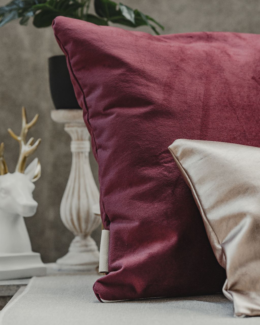 Art Deco Maroon - 2 Pieces