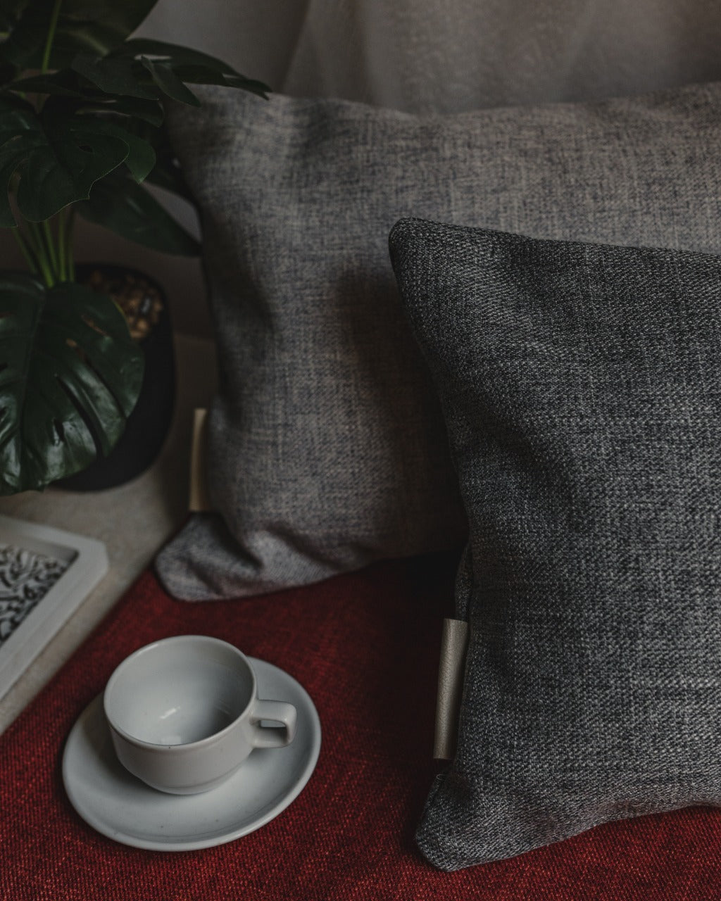 Cotton Ketan Grey - 2 Pieces