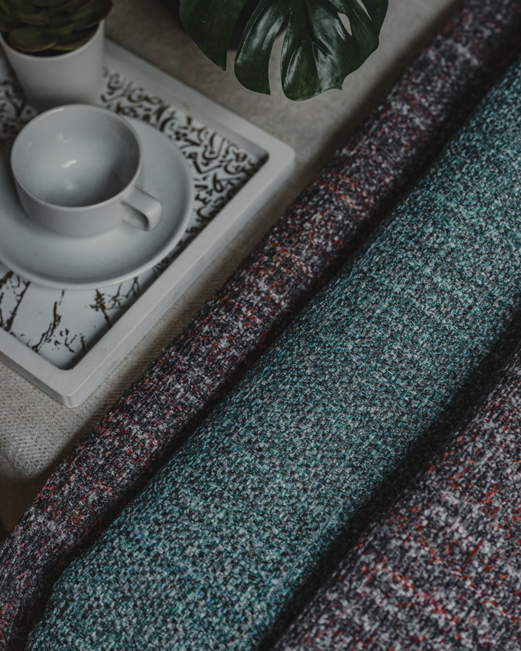 Closely-Woven linen Arm Throw - 1 Piece