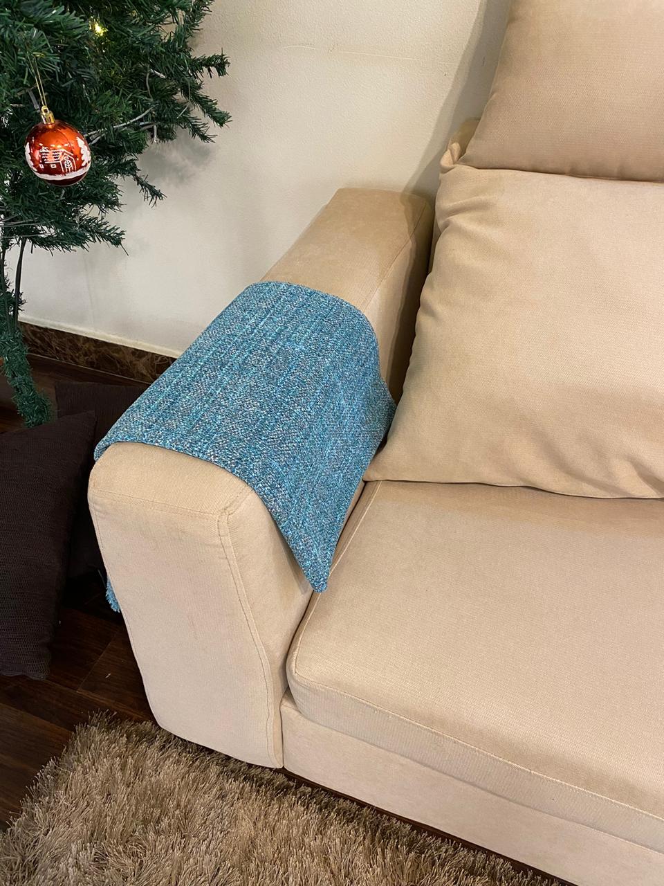 Closely-Woven linen Arm Throw - 1 Piece