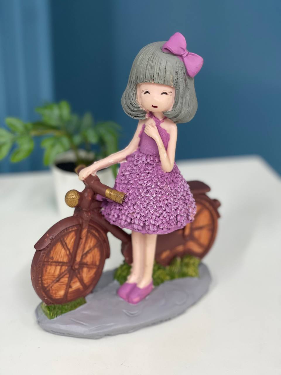 Cute Girl with bicycle