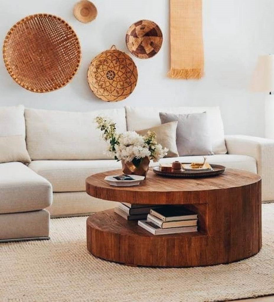 Natural Musky wood Coffee table - TW26 - TW27