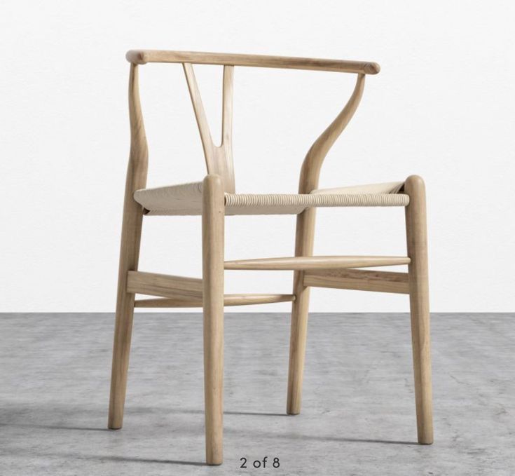 Natural beech wood chair 45*45 cm - CHW9