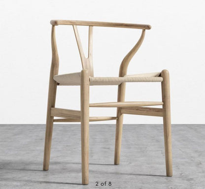 Natural beech wood chair 45*45 cm - CHW9