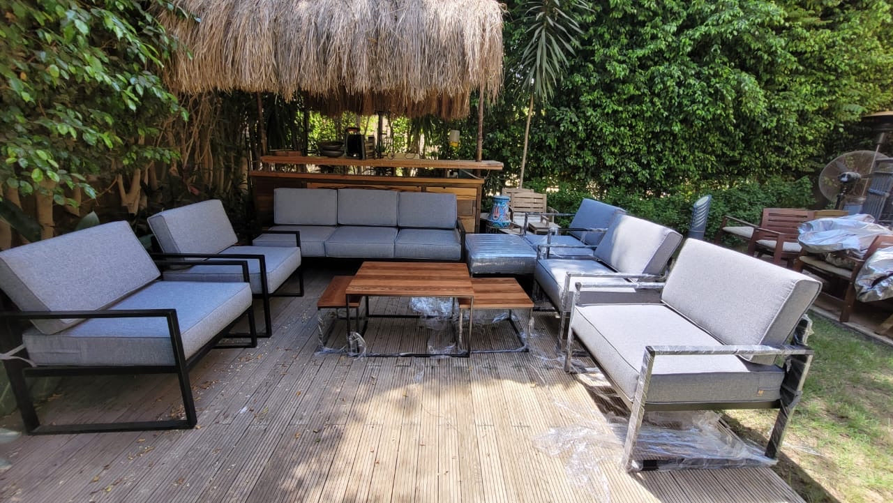 Outdoor sofa set with two chairs -BUS1