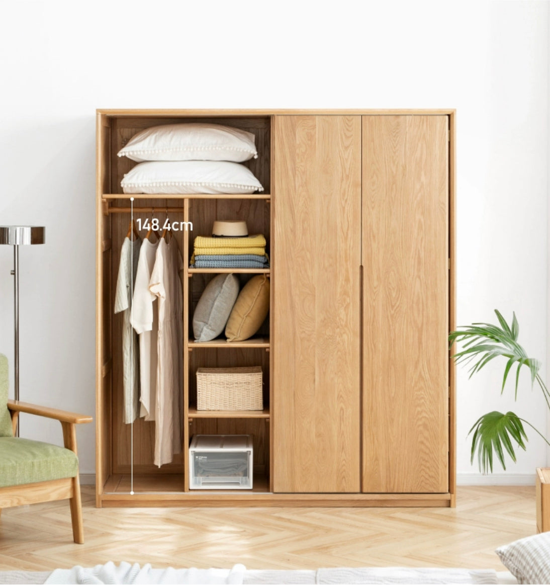 Wardrobe 180 x 240 x 60 cm - WDW1