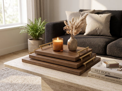 3-Piece Deluxe Serving Tray Set - TRY3