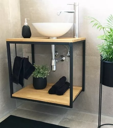 Bathroom Storage Unit 50 x 60 cm BTHW4