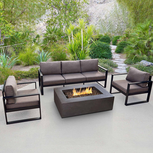 Outdoor sofa set with two chairs -BUS1