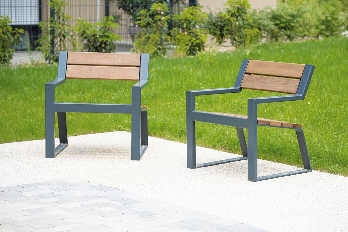 Bench for indoor and garden use - 40×60 cm - SIW3