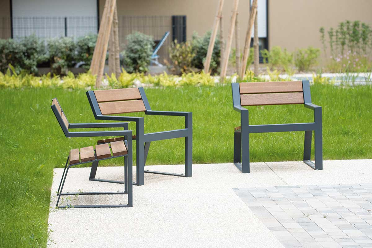 Bench for indoor and garden use - 40×60 cm - SIW3