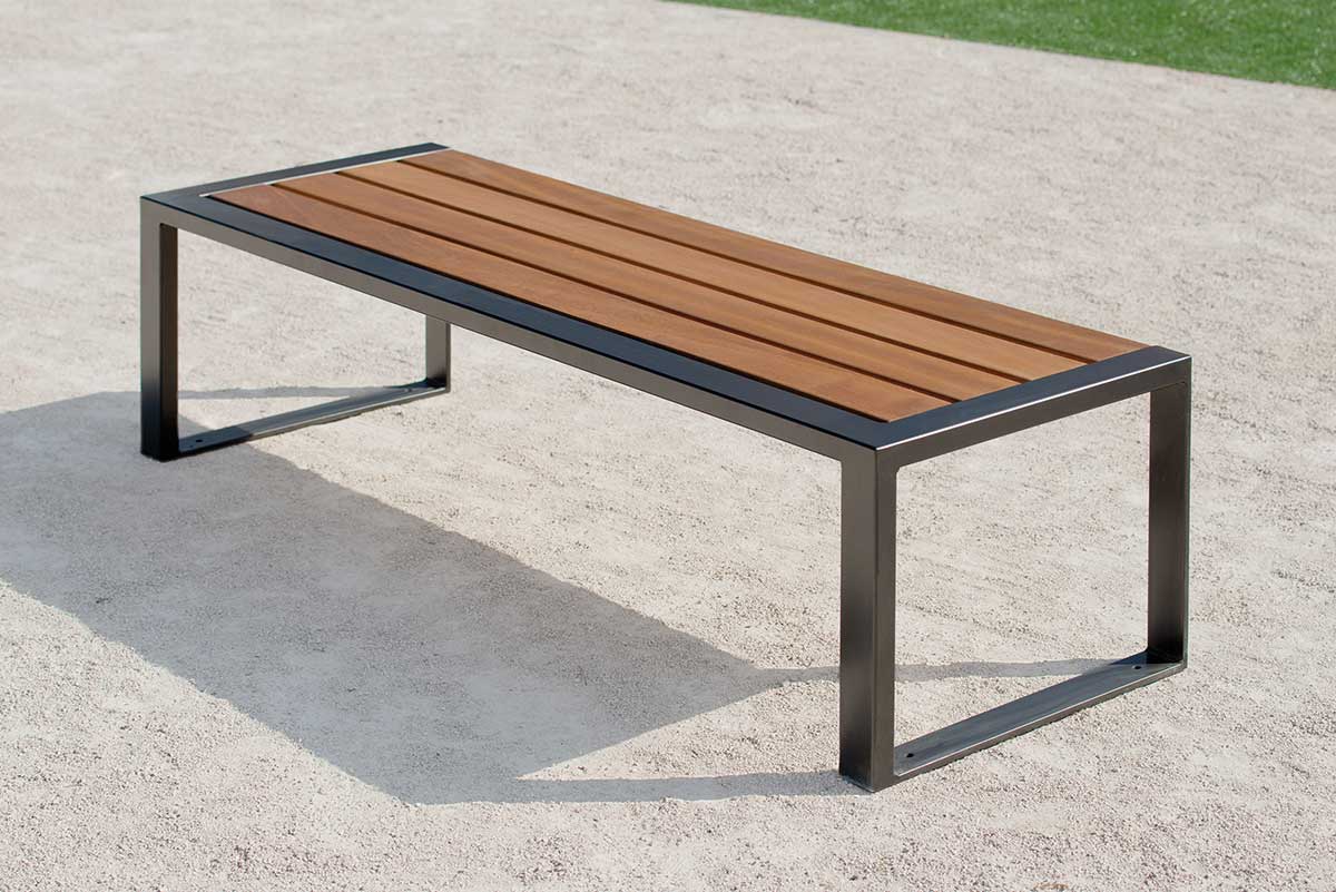 Bench for indoor and garden use - 40 x 200 cm - SIW4