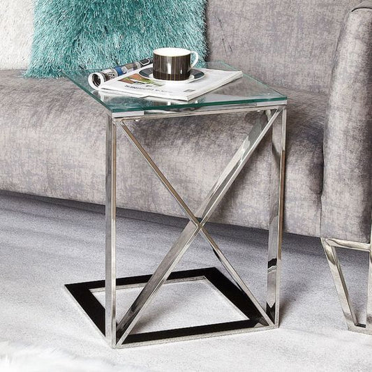 Side Table Stainless steel grade 304 - 40 x 40 cm - TS1