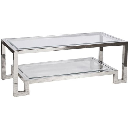 Coffee table Stainless steel - 100 x 50 cm TS14