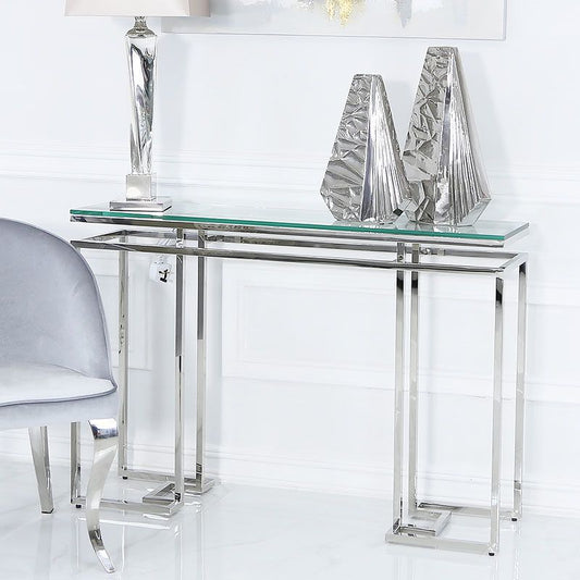 Console stainless steel - 110 x 40 cm TS19